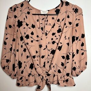 Sienna Sky Pink Floral Blouse